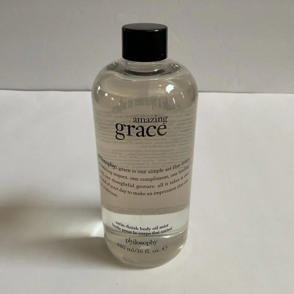 Philosophy Amazing Grace Satin-Finish Body Oil Mist 16 fl oz w/ Pump Sealed